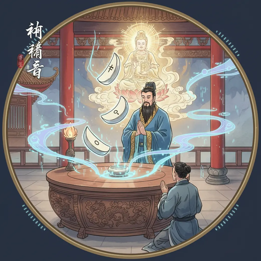 道教問神 - 杯筊