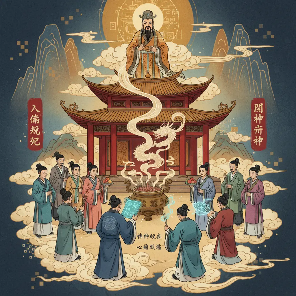 道教問神 - 廟宇禮儀