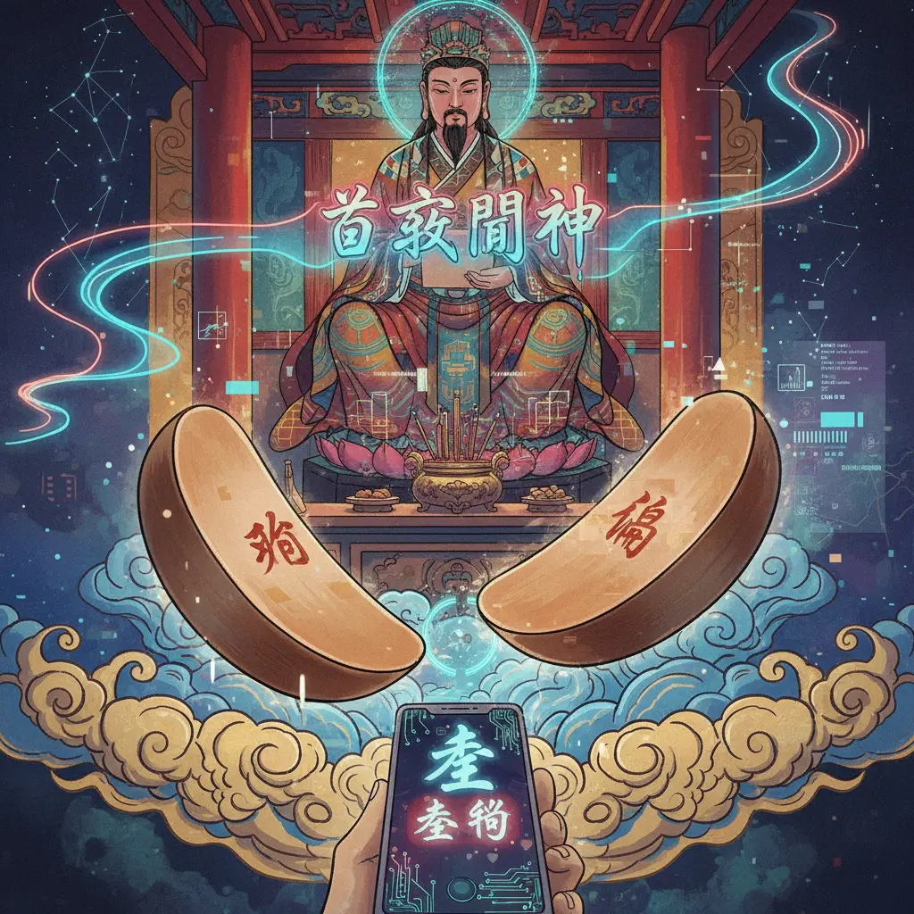 道教問神 - 筊杯