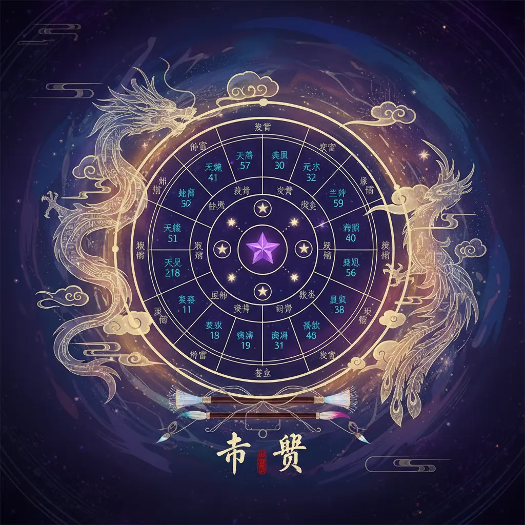 紫微鬥數 - 命盤