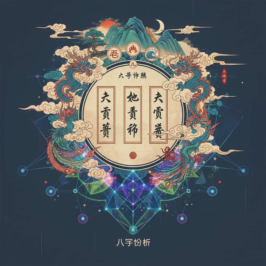 八字分析 - 八字命盤